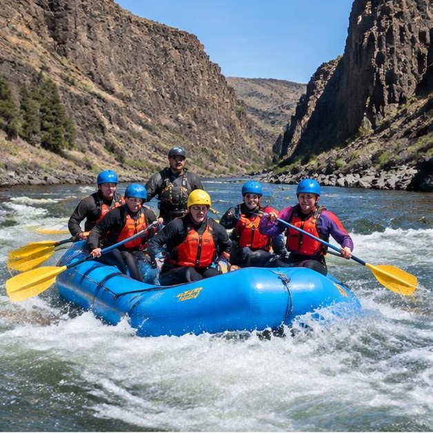 Lower Deschutes whitewater day
