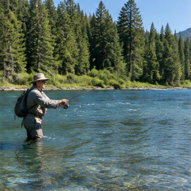 Metolius River dry-fly day