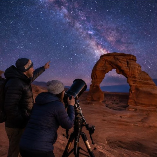 Arches dark-sky star tour