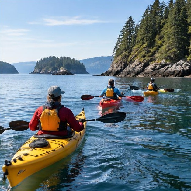 San Juan Islands orca sea kayak