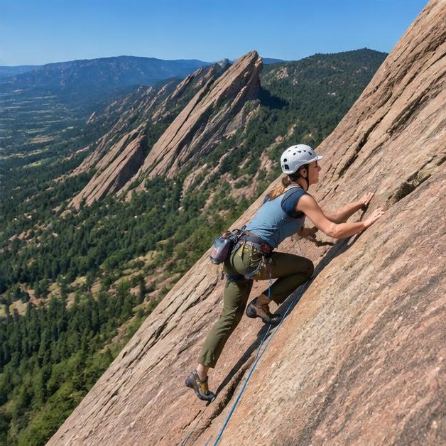 Flatirons multipitch climb