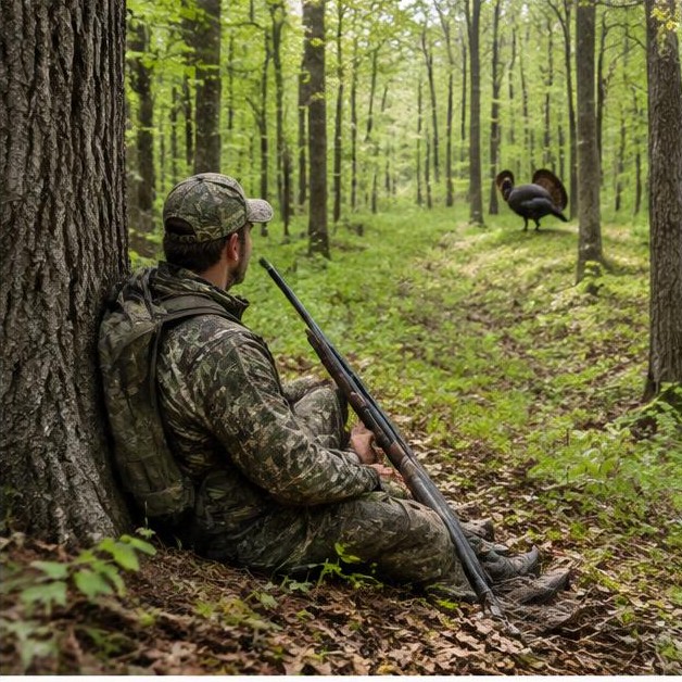 Ozarks spring turkey hunt
