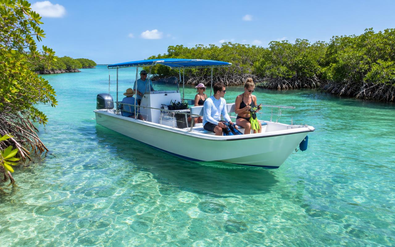 Keys backcountry boat tour